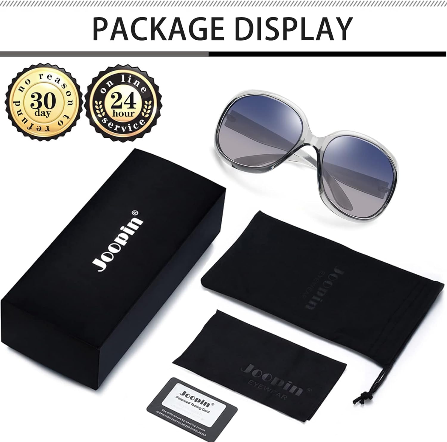 Joopin Oversized Sunglasses Womens Trendy Polarized Large Driving Sun Glasses Ladies UV Protective Big Sunnies Shades - Image 6