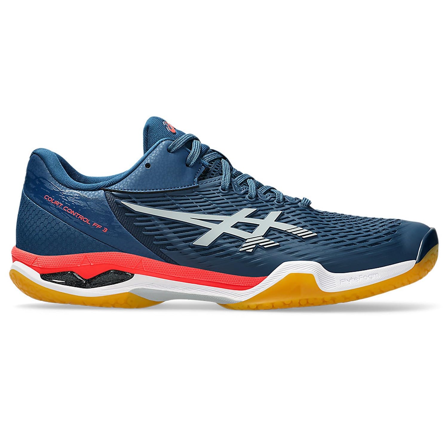 ASICS Court Control FF 3 Men - Midnight/Nova Orange | High-Performance Indoor Court Shoes for Men-image-42