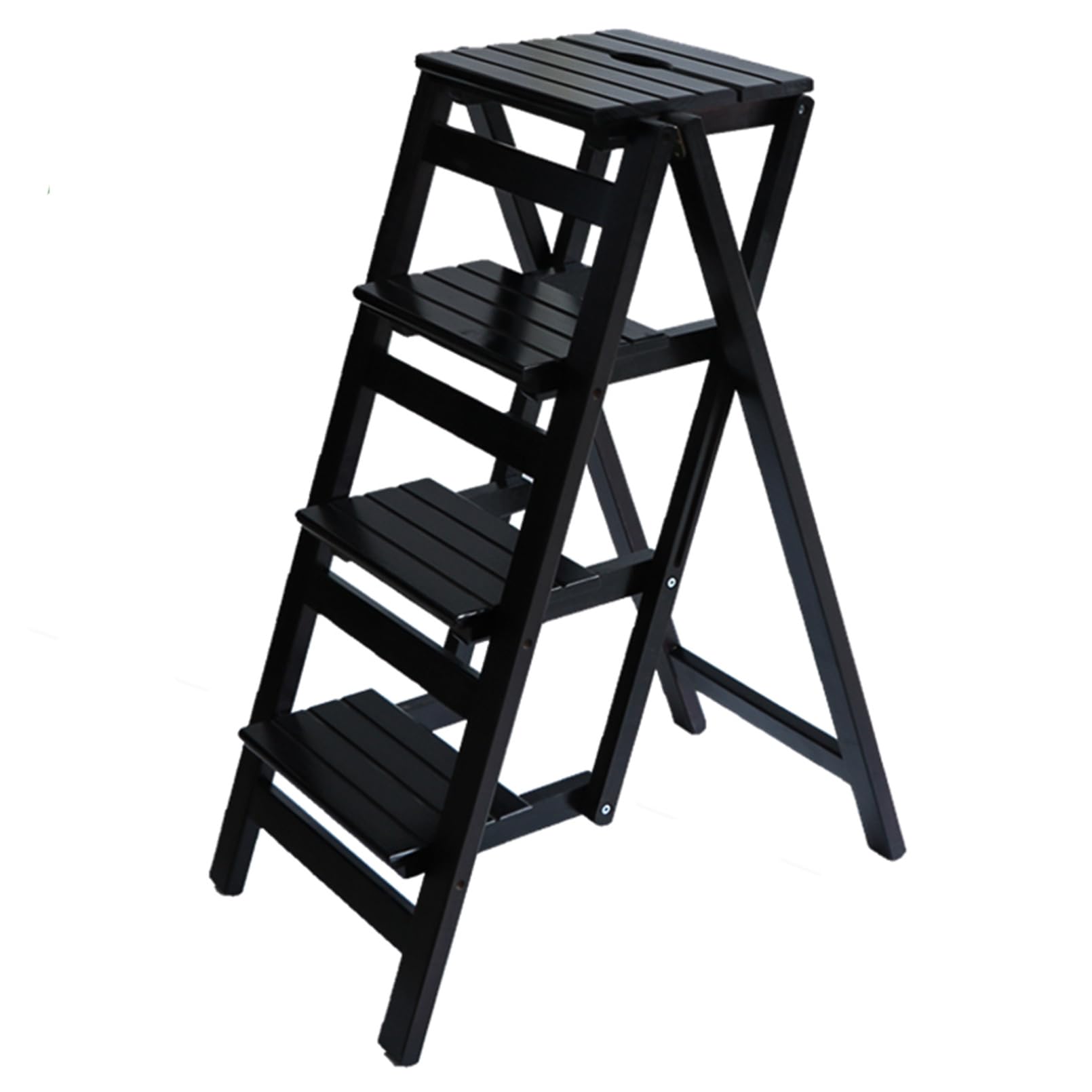 Tabouret d'escalier bois massif pour atteindre les hauteurs sans risque
