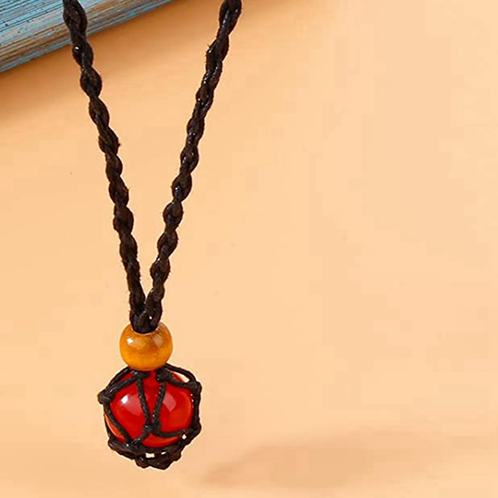 3 cordoncini per collana vuoti, per pietre e cristalli, supporto regolabile per collana
