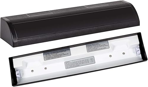 REPTI ZOO Tira de luz T8 con capucha de terrario de reptil, desierto tropical, para uso con una bombilla UVB de 18 pulgadas, 15 vatios (no