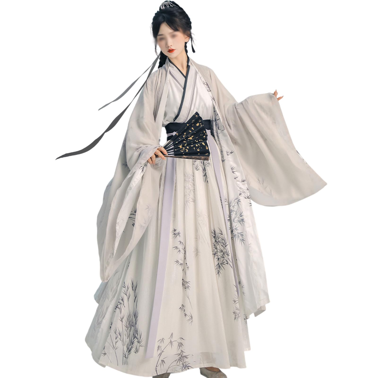 Robe de danse traditionnelle chinoise tenue scène brodée cosplay femme