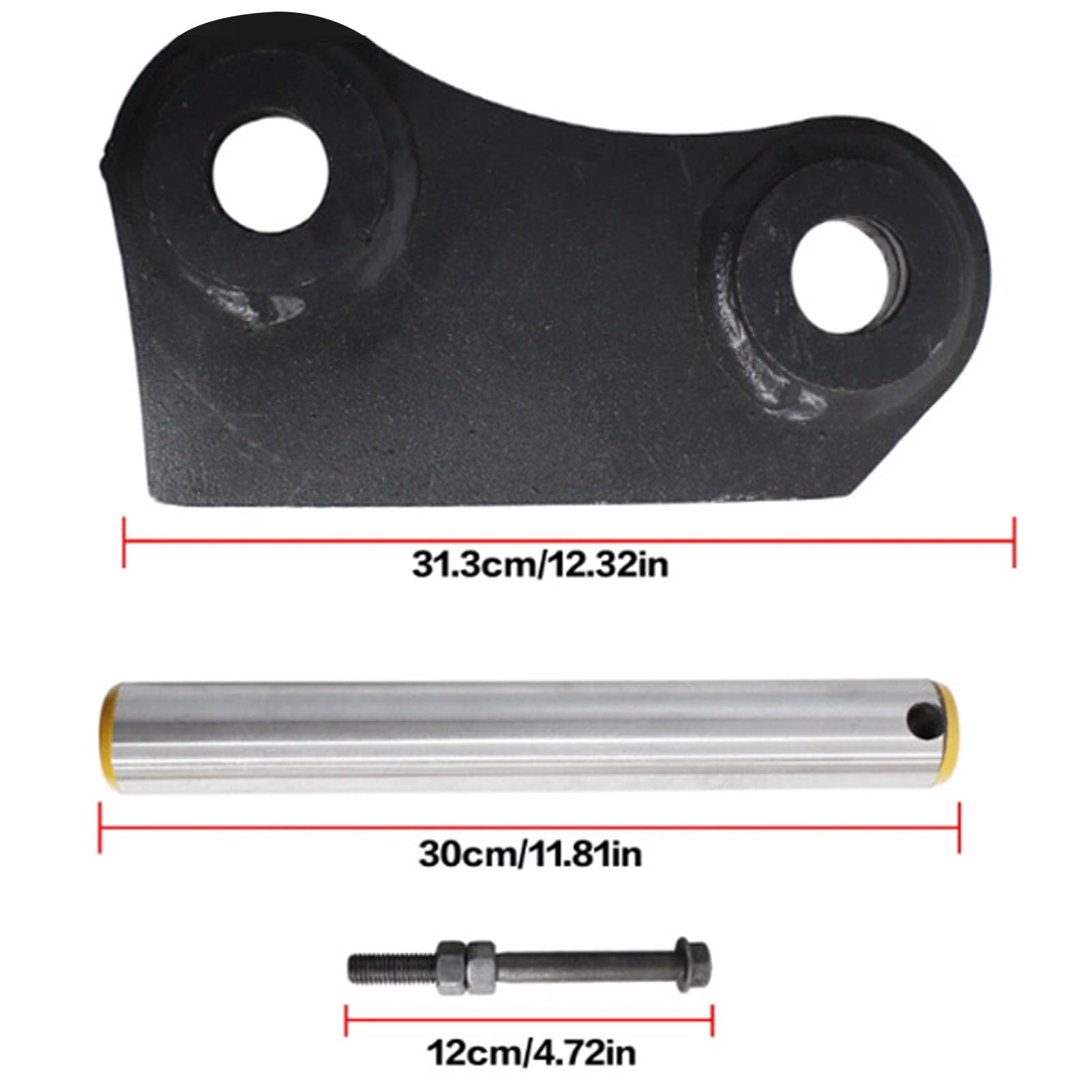 Anschweißbare Schaufelohren für Minibagger 305 306 |CAT-Hochleistungsstifte aus Manganstahl, 45-mm-Befestigung