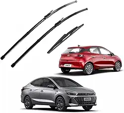 Kit 3 Palhetas Limpadores de Parabrisa Nova Hb20 2020 á 2024 Dianteiro e Traseiro