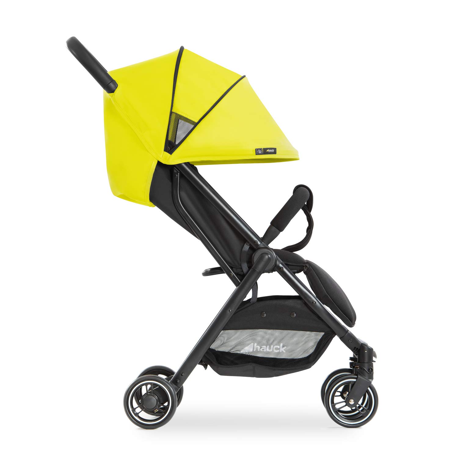hauck Swift X Canopy, Amarillo Neon - Capota Compatible Solo con Sillas de Paseo Swift X - Parasol Carro Bebe con Protección UV 50+ y Zona de Ventilación