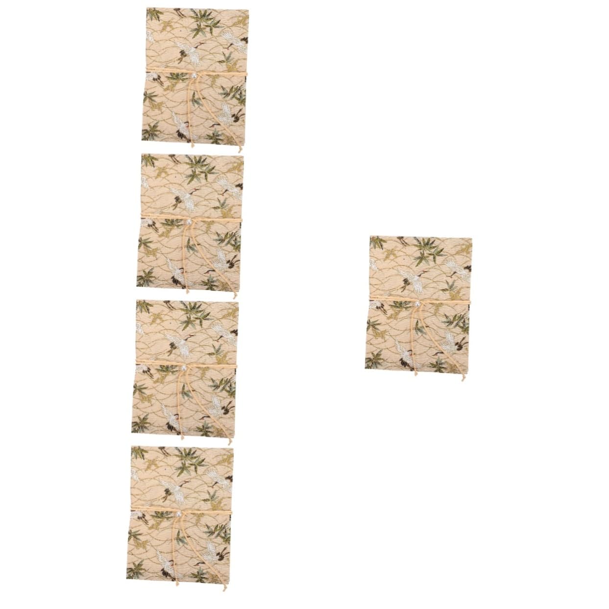 EXCEART 5pièces Housse De Décorative Avec Motif De Protège-carnet Ajustable Pour Journal Couverture Stylée Et Protectrice