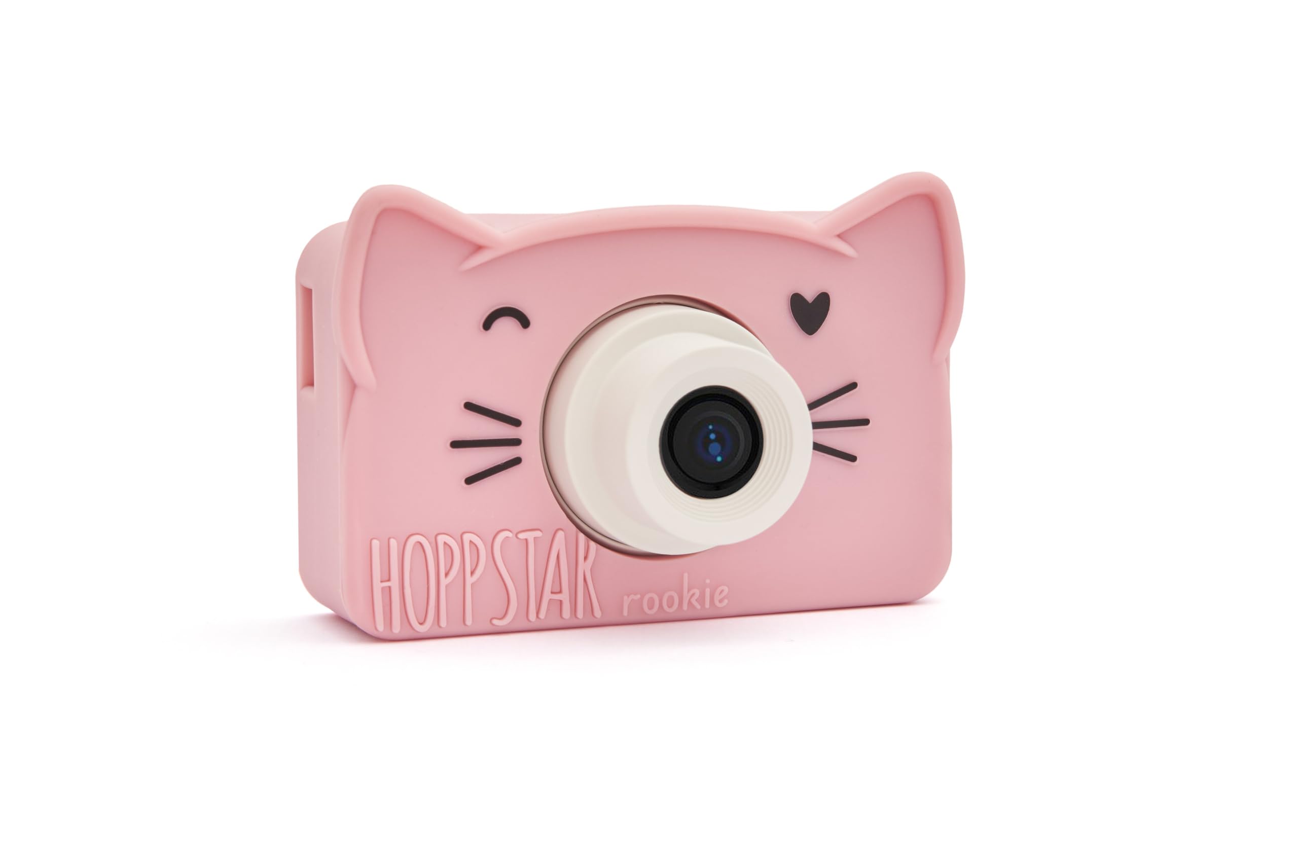 Hoppstar Rookie Kinderkamera Blush – Spielzeug Kamera ab 3 Jahren mit 16GB Speicherkarte, Silikonhülle & Fotofiltern – Einfache Digitalkamera für Kinder Mädchen & Jungen ab +3 Jahren