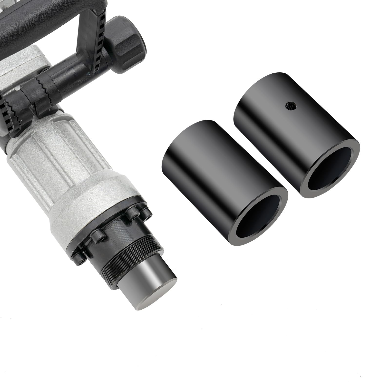 Pile Driver Hammer 2 Stroke Gas Powered T Post Driver Hammer Drills Engine Air Cooling Single Cylinder Petrol Garden Fencing Tool Machine with 2 Post Driving Head 900W 32.7CC Hammer Motor Fence Pile