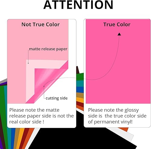 Miniatura 8 de Rollos de vinilo permanentes adhesivo para Cricut, rollo de vinilo blanco de 12.0in x 35ft para Cricut. Siluetas, letreros, álbumes de recortes,