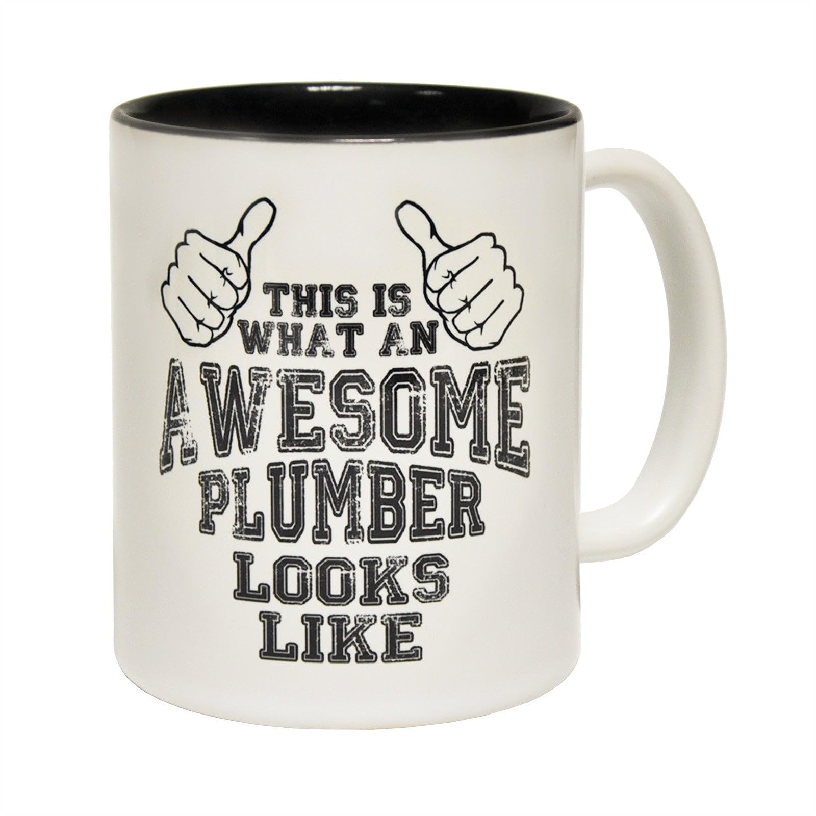 APSRA What an Awesome Plumber Looks Like Ceramic Mug Plumbing Funny Birthday Gift 123t