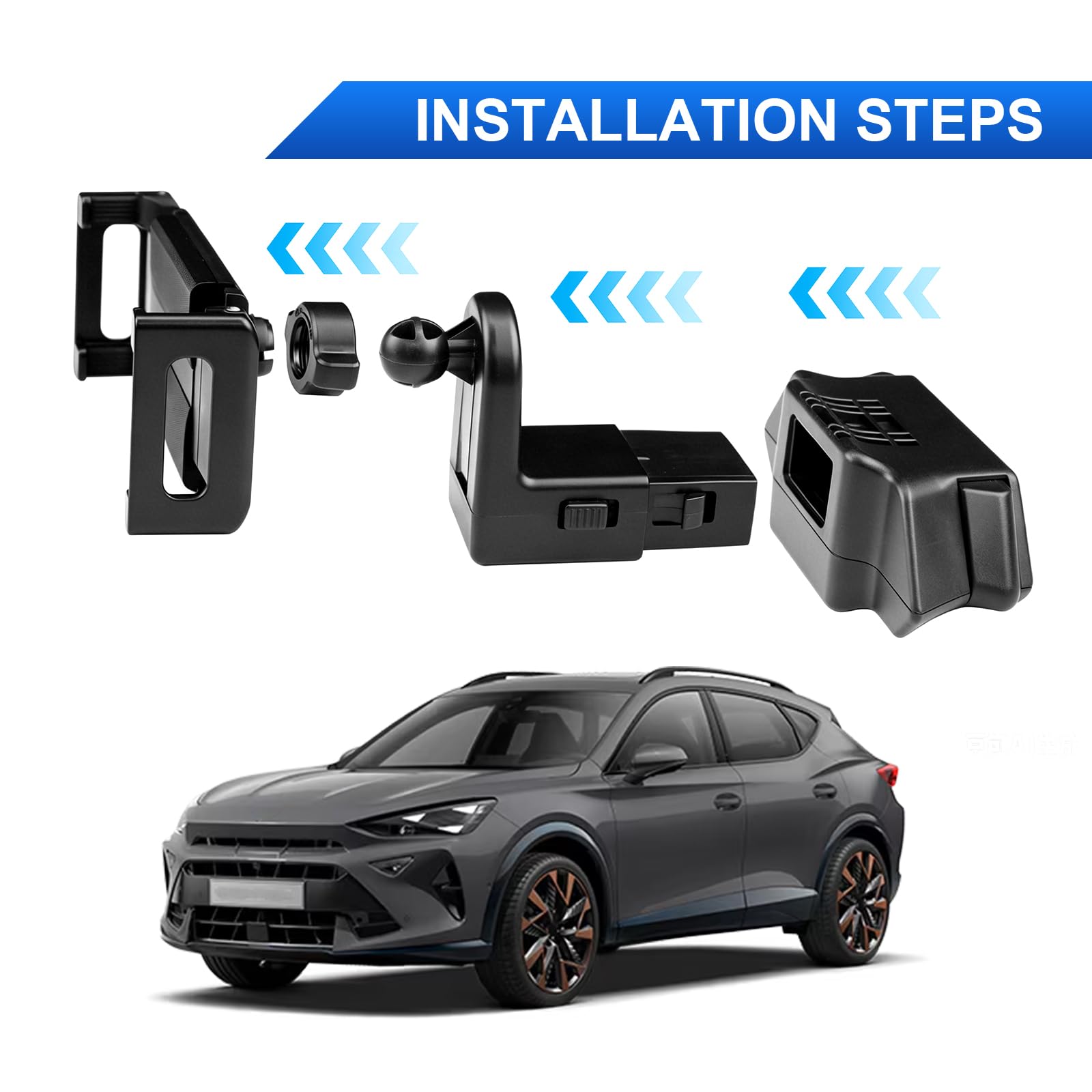 Auto Tablet Halterung Tablethalterungen für Cupra Formentor KM7 2021-2024 für Cupra Bom/Ateca/Leon 2021-2025 Zubehör Mag-Safe Autohalterung Handyhalterung