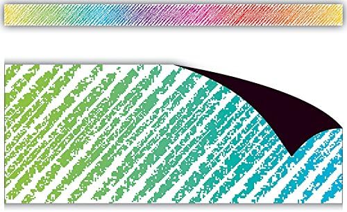 Teacher Created Resources Colorful Scribble Magnetic Border, 77290 0.375 H x 27.5 L x 3 W
