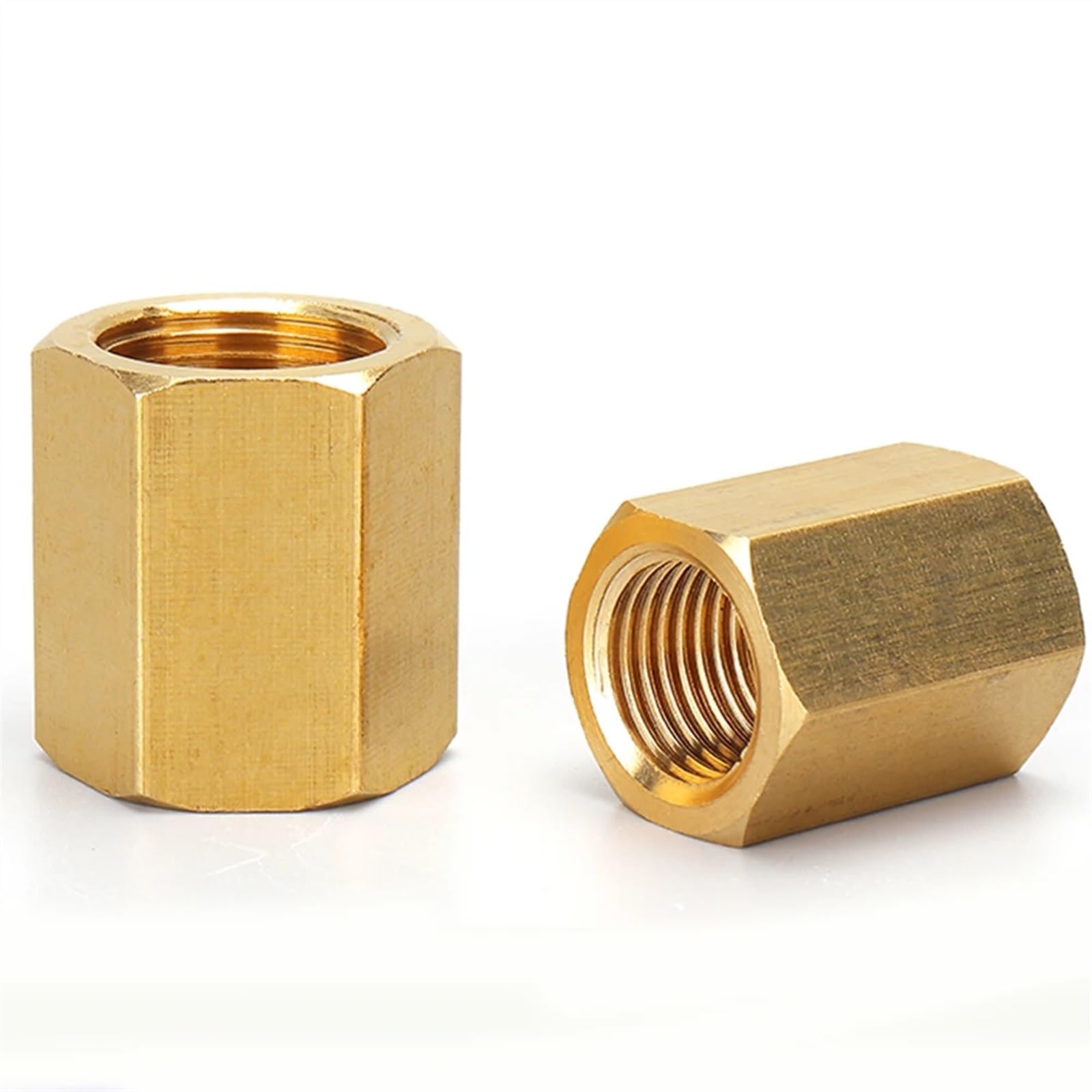 Mosiężna złączka do rur Wąż miedziany Łącznik sześciokątny Szybkozłączka Gwint żeński 1/8" 1/4" 3/8" 1/2" 3/4" BSP do wody paliwa gazowego (kolor: KH-10)