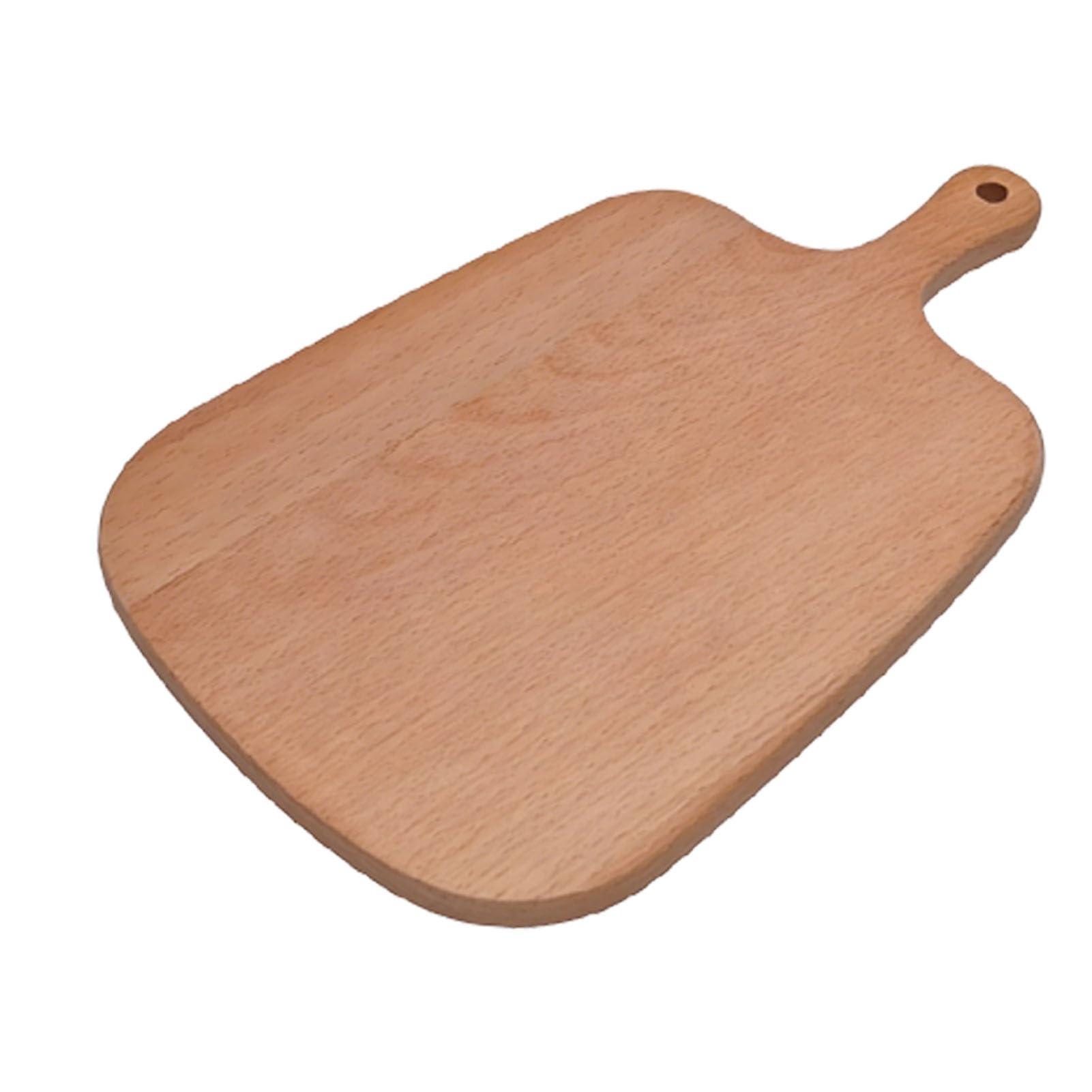 Greensen Tabla de Cortar de Madera, Tabla de Cortar de Madera de Haya con, 13 X 7,87 X 0,59 Pulgadas, de Embutidos de para Queso, Carne, Verduras, Cocina, Servicio en el Hogar (#1)