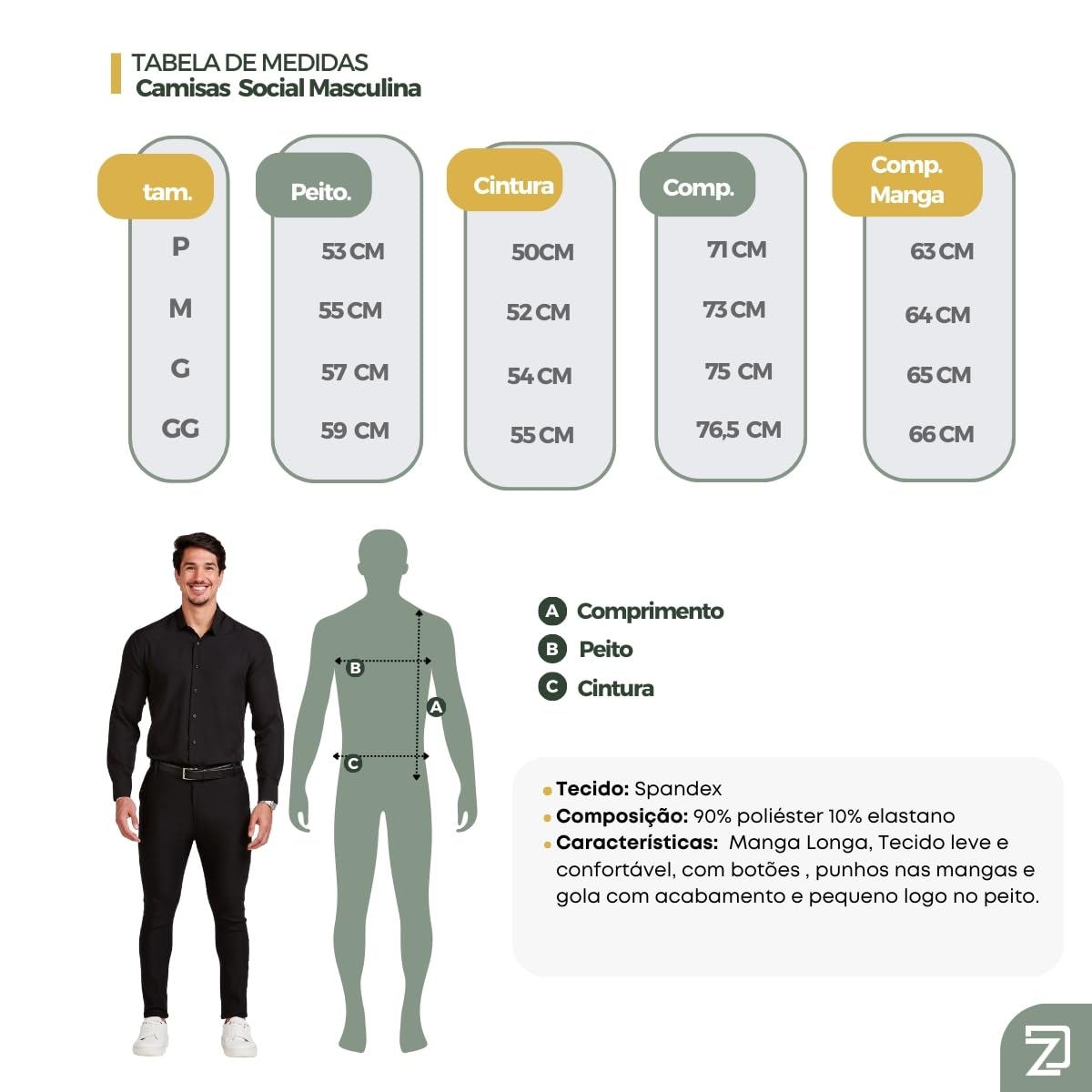 Camisa Social Manga Longa Masculina em promoção! Veja a oferta e mais achadinhos de Camisas 7 Hoje é o melhor dia para comprar Camisa Social Manga Longa Masculina com aquele preço maroto! Promoção! Aproveite a oferta! 7