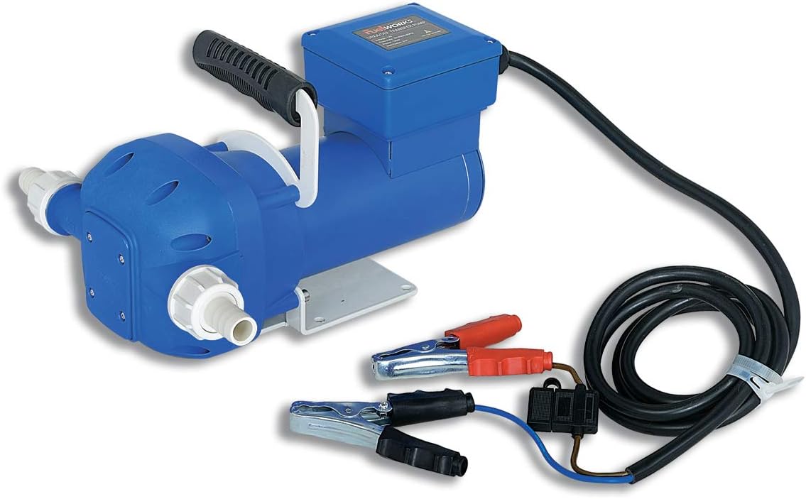 Fluid DEF/UREA 6.6GPM/25LPM DC 12V 150W 15A 2800W Includes Hose Barbs (Does Not Include Hose, Clamps or Nozzle)