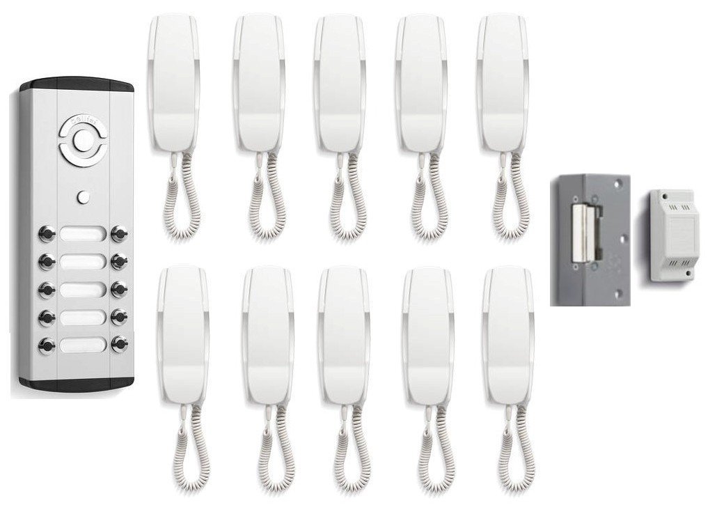 Digiteck TC271- BELL SYSTEM BELLINI BL10 10WAY AUDIO DOOR ENTRY INTERCOM SYSTEM & LOCK RELEASE