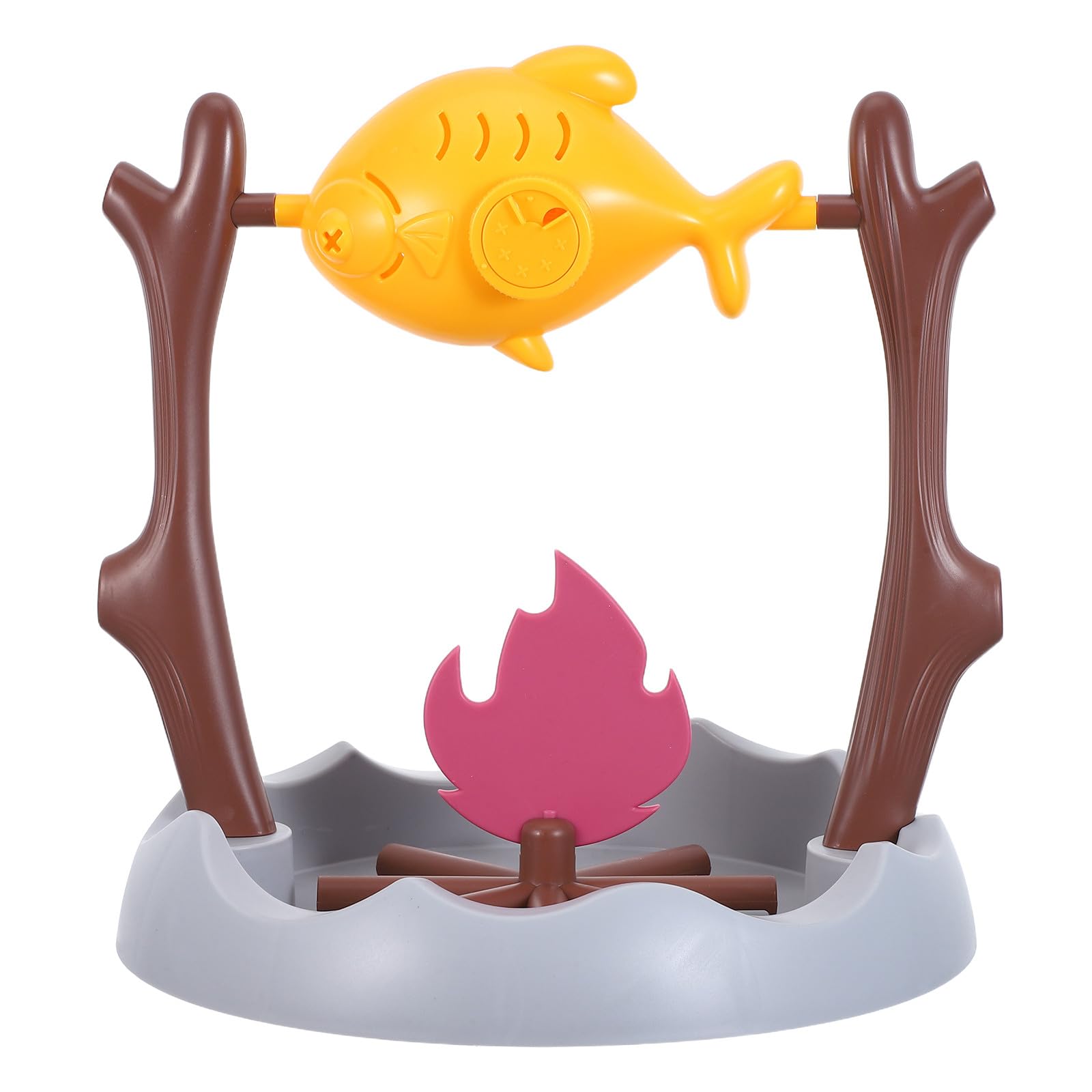 Happyyami Giocattolo Puzzle per Gatti con distributore di Snack, Giocattolo per Gatti con erogatore di Cibo con Pesce Girevole, Puzzle interattivo, incoraggia Il Gioco e l'alimentazione lenta per