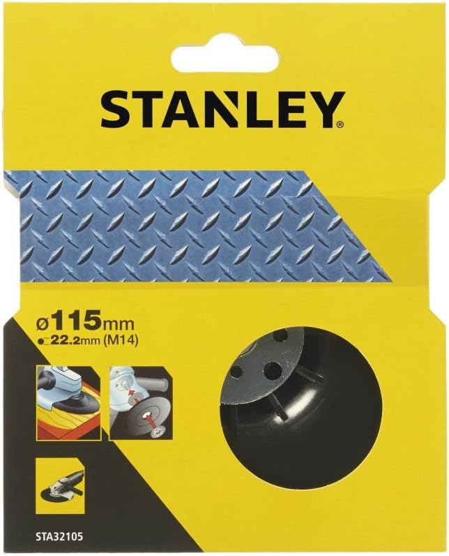 STANLEY STA32105-XJ Plato soporte de Nylon para amoladoras M 14. ø 115 mm