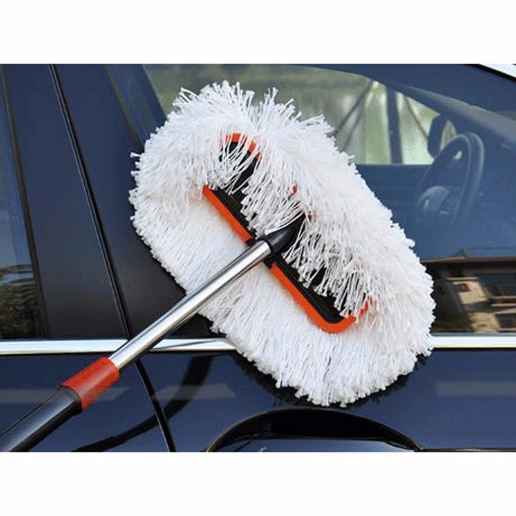 WDX- Myjnia samochodowa MOP Specjalna szczotka szczotka Miękkie włosy Długa rękojeść Teleskopowy nie boli narzędzia do mycia samochodów samochodowych myjnia samochodowa (Color : A)