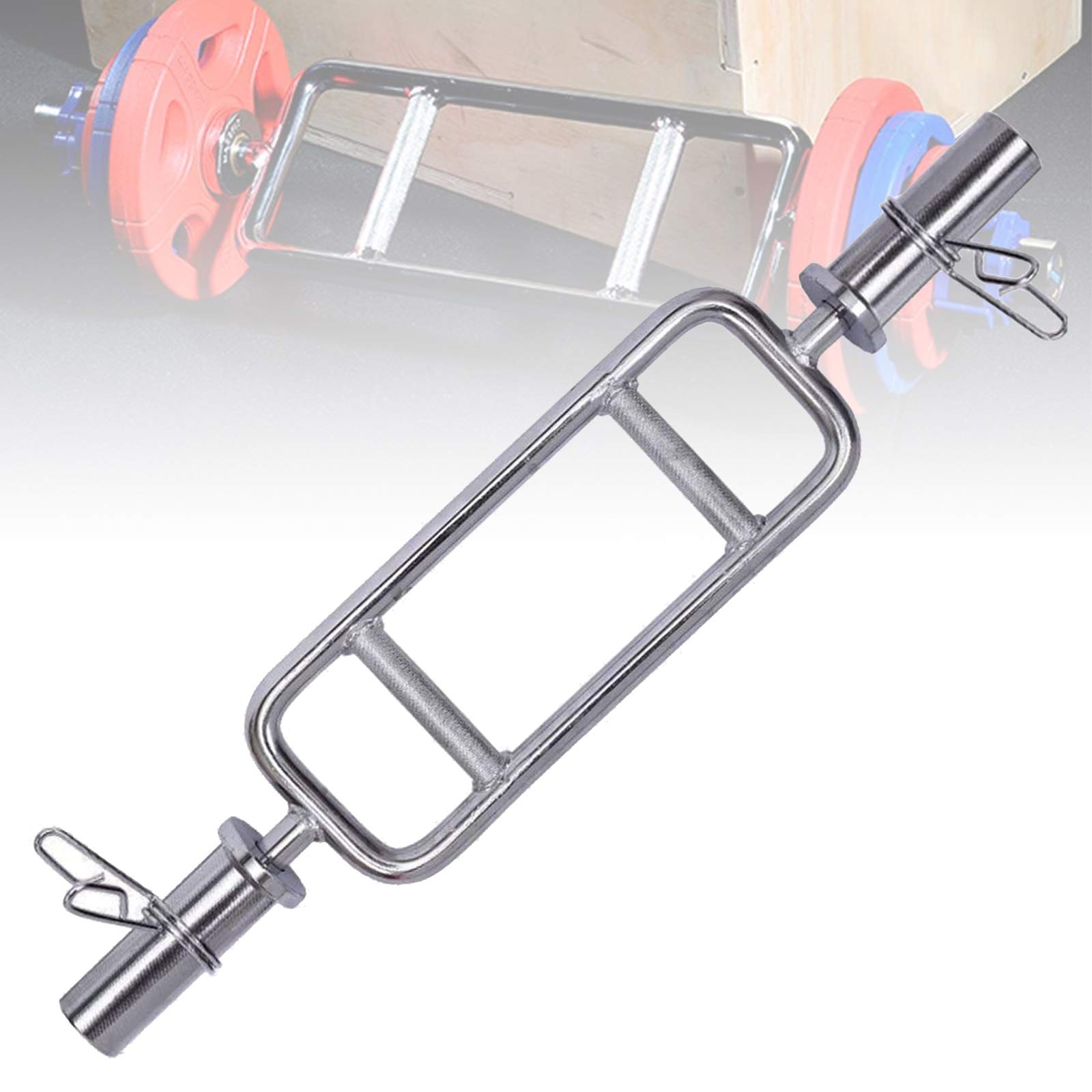 Buy Olympic Bicep Bars 2",Threaded Solid Steel Chrome Tricep Bar,Curl