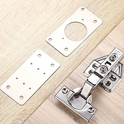 Okdeals AM8AM0F3YUUS Hinge Fixing Plate Cabinet Hinge Cabinet Door Maintenance Repair Furniture Hardware Window thumb #5