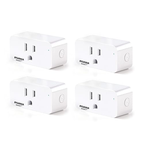 SYLVANIA Wifi Smart Plug, Voice Control, Compatible with Alexa and