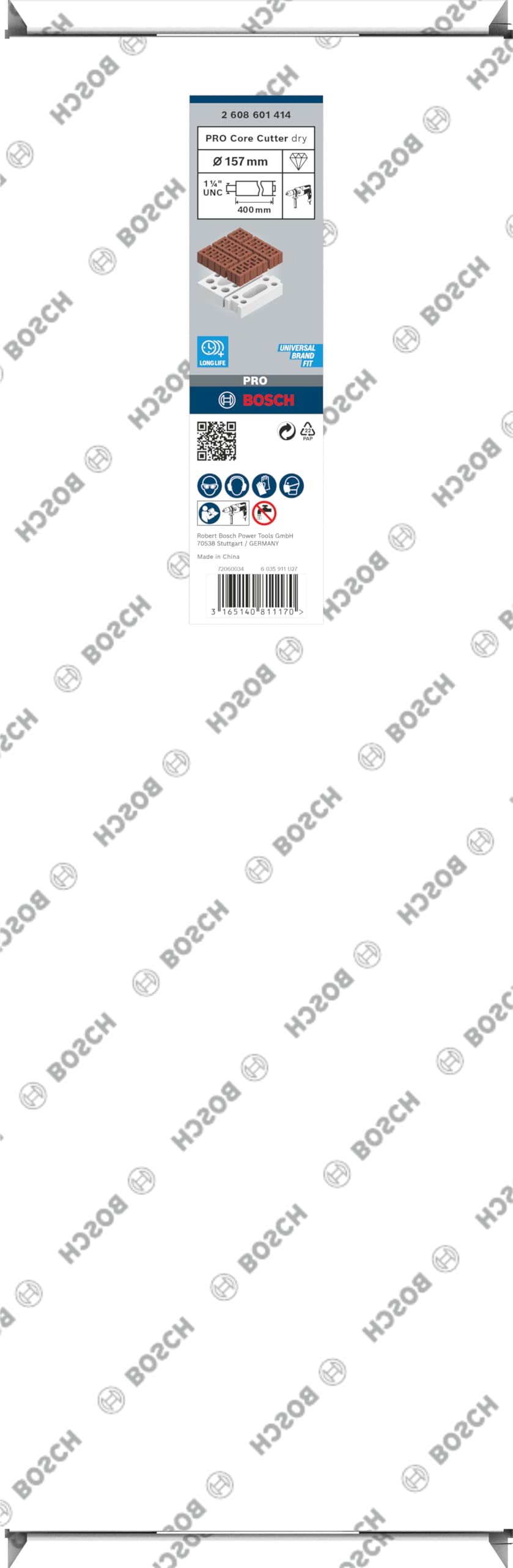 Bosch 1x PRO Core Cutter dry do wierteł diamentowych, 1 1/4" UNC