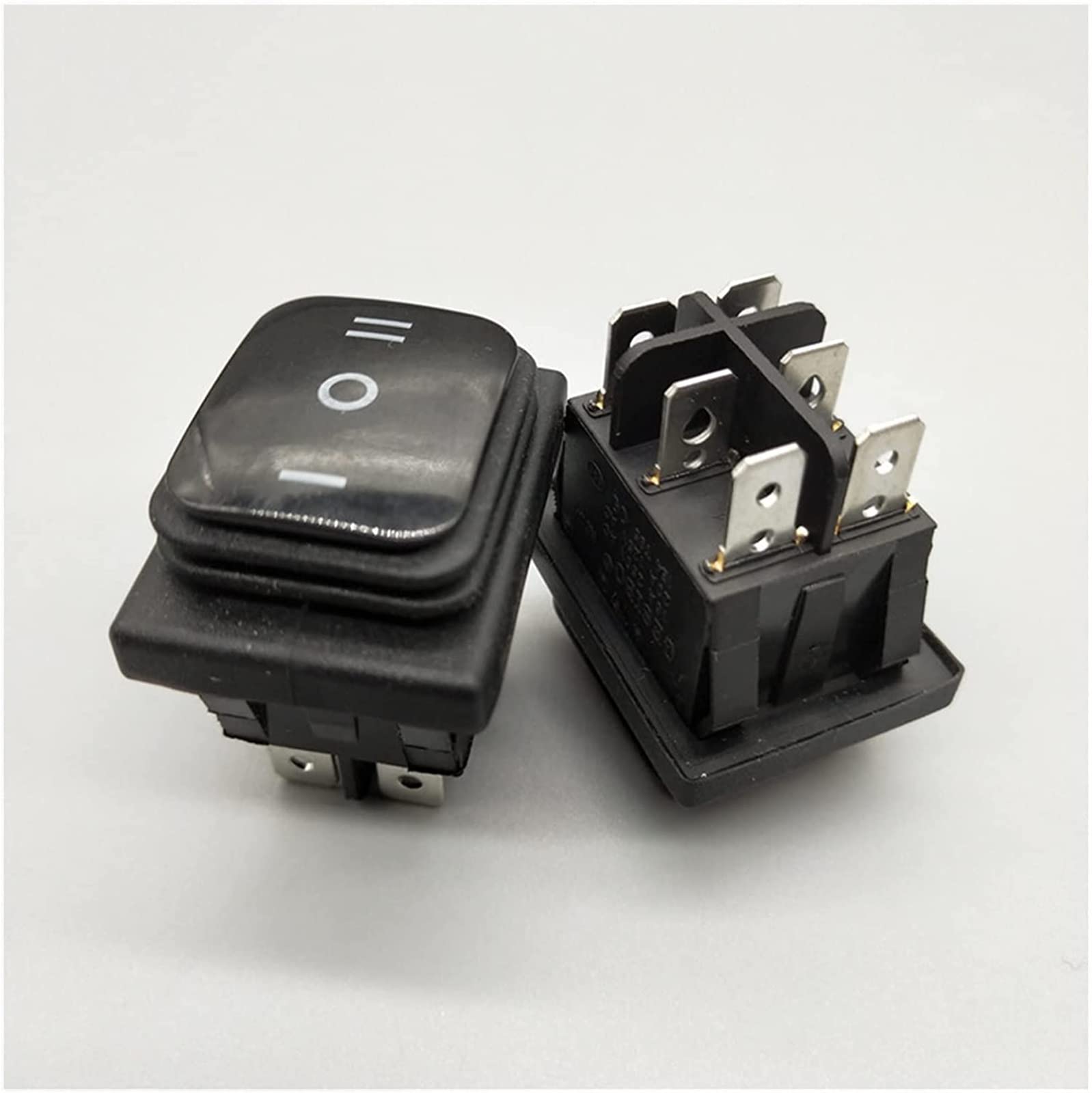 Interrupteur à bascule étanche KCD4 220V 12V commutateur de culbuteur lumineux LED