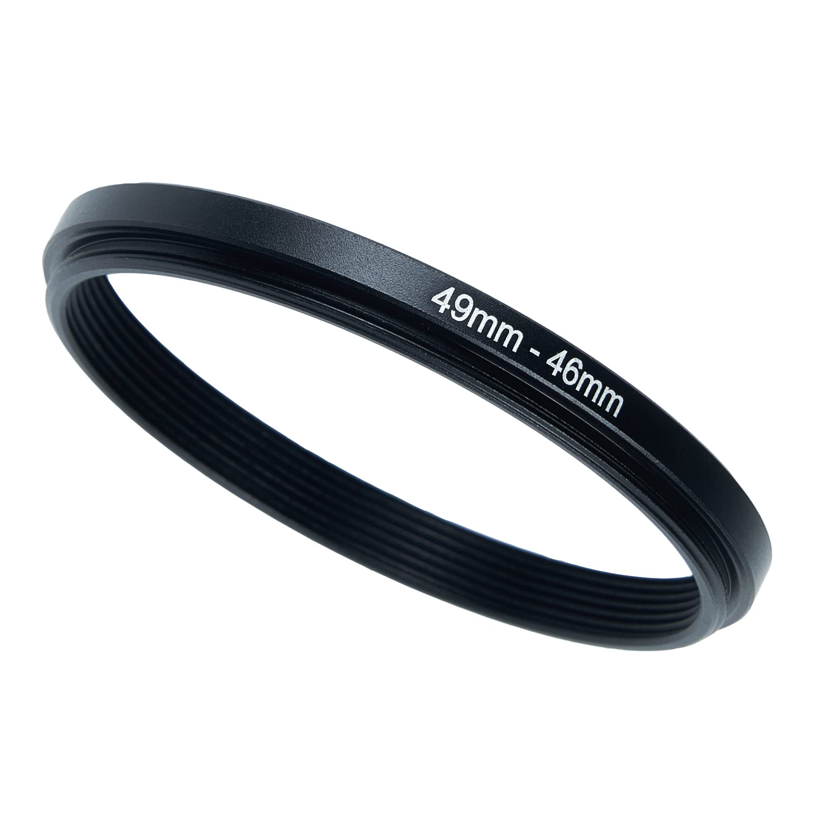 49mm to 46mm Step-Down Ring Filter Adapter for All Brands UV ND CPL Metal Ring Step-Down Rings Adapter Filter (49mm-46mm)