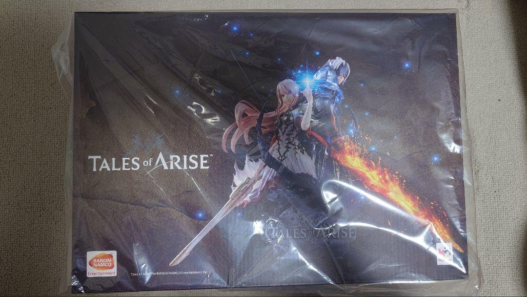 ★【未開封】テイルズオブアライズ　スタチューフィギュア+デスクマット+試供品 ☆【未開封】テイルズオブアライズ スタチューフィギュア+デスクマット