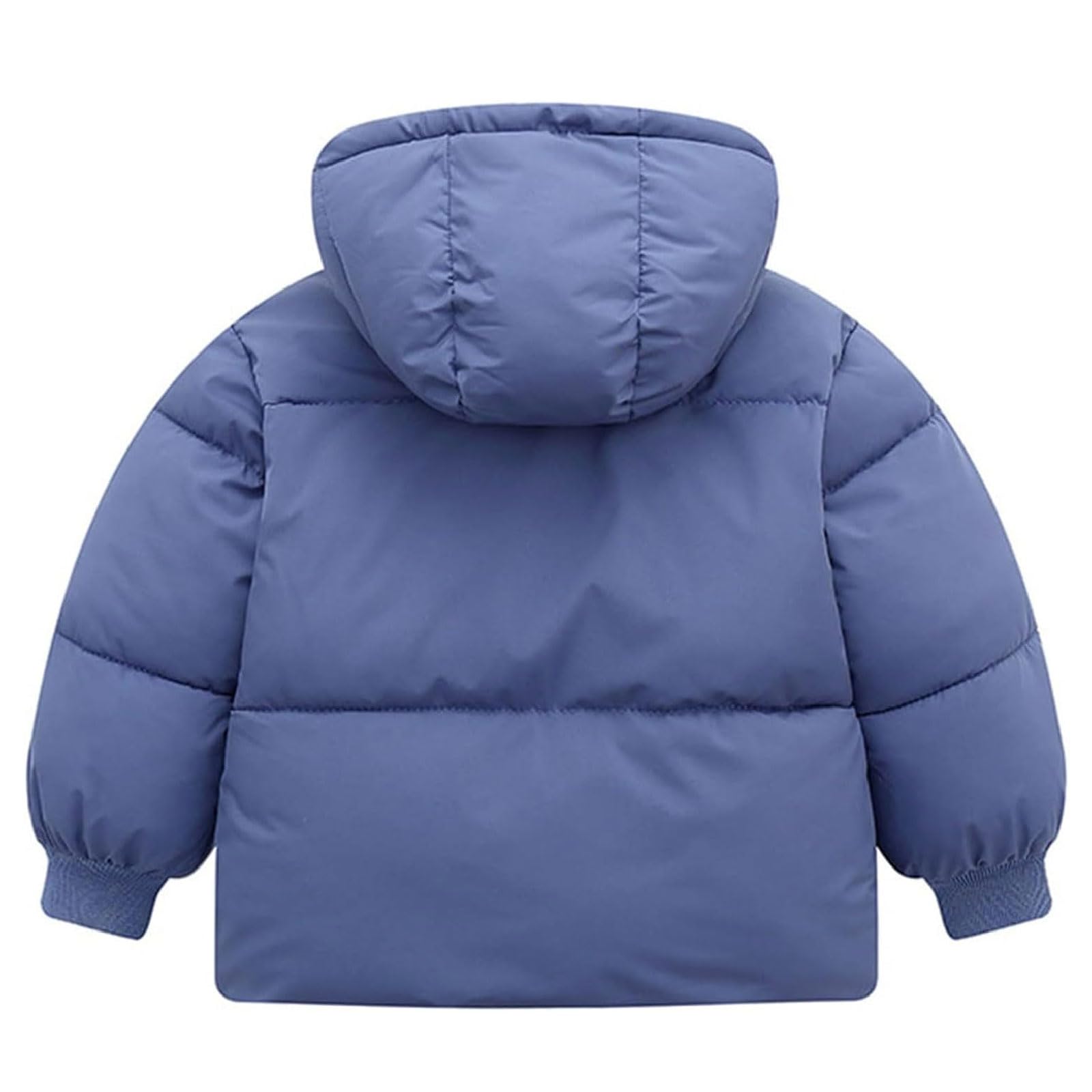 ASSICON Piumino con cappuccio per bambina da bambino Cappotto invernale per bambino Giubbotti in pile foderati caldi Bambino Capispalla invernale caldo Piumino leggero