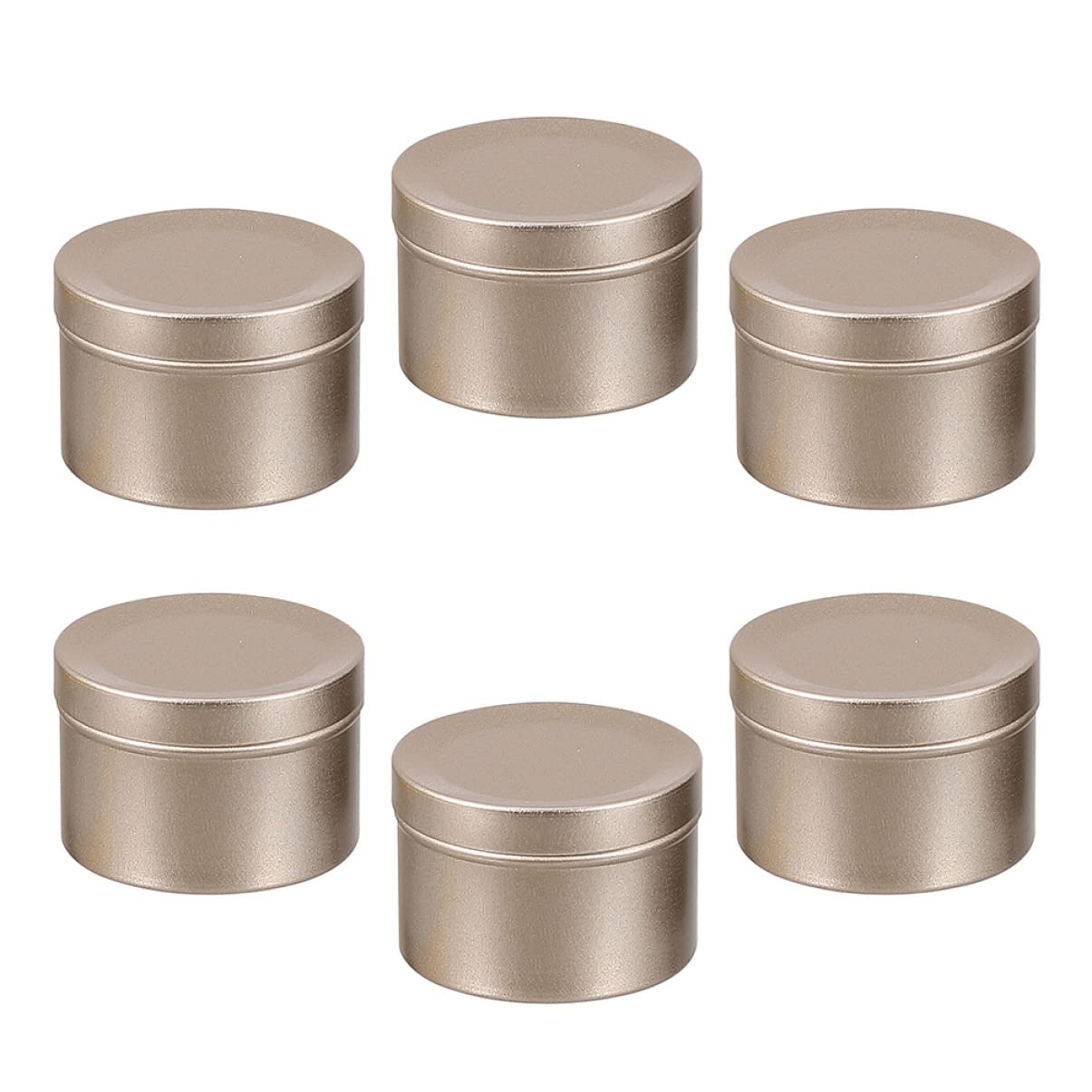 jojofuny 6pcs Candle Jar Empty Candle Cans Containers Eye Cream Cans Facial Cream Jars Candle Making Jars Candle DIY Cans Cosmetic Containers Aluminum Candle Containers Makeup Cans
