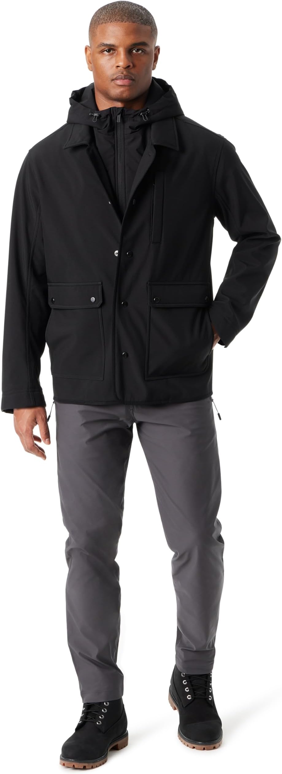 mens Storm System Water Resistant Breathable Barn Jacket With Wind Proofing Standard