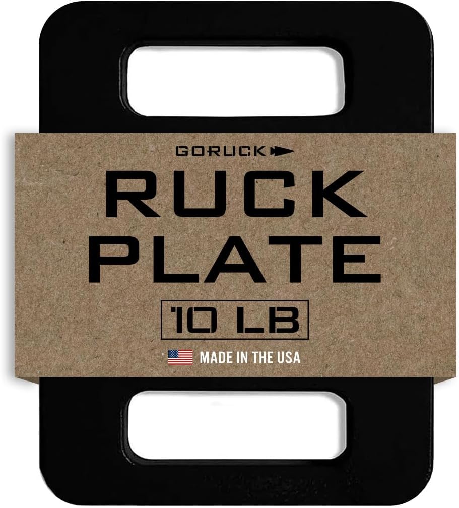 GORUCK Ruck Plate โ USA Made Weight for Rucking, Strength & Fitness, Fits with Rucker & Ruck Plate Carrier โ 10LB, 20LB, 30LB, 45LB