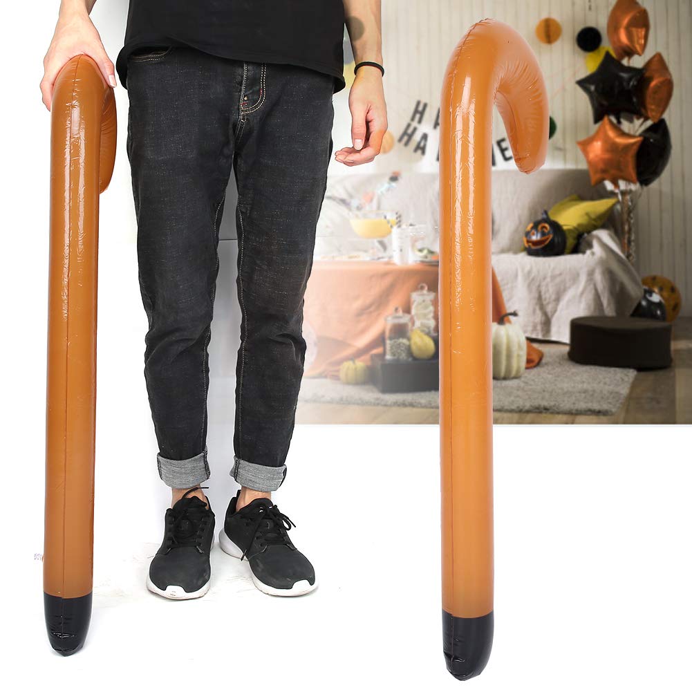 TOYANDONA Bastón Inflable De 78 Cm | Accesorio Divertido Para Halloween, Disfraces Y Bromas – Ligero Y Fácil De Guardar