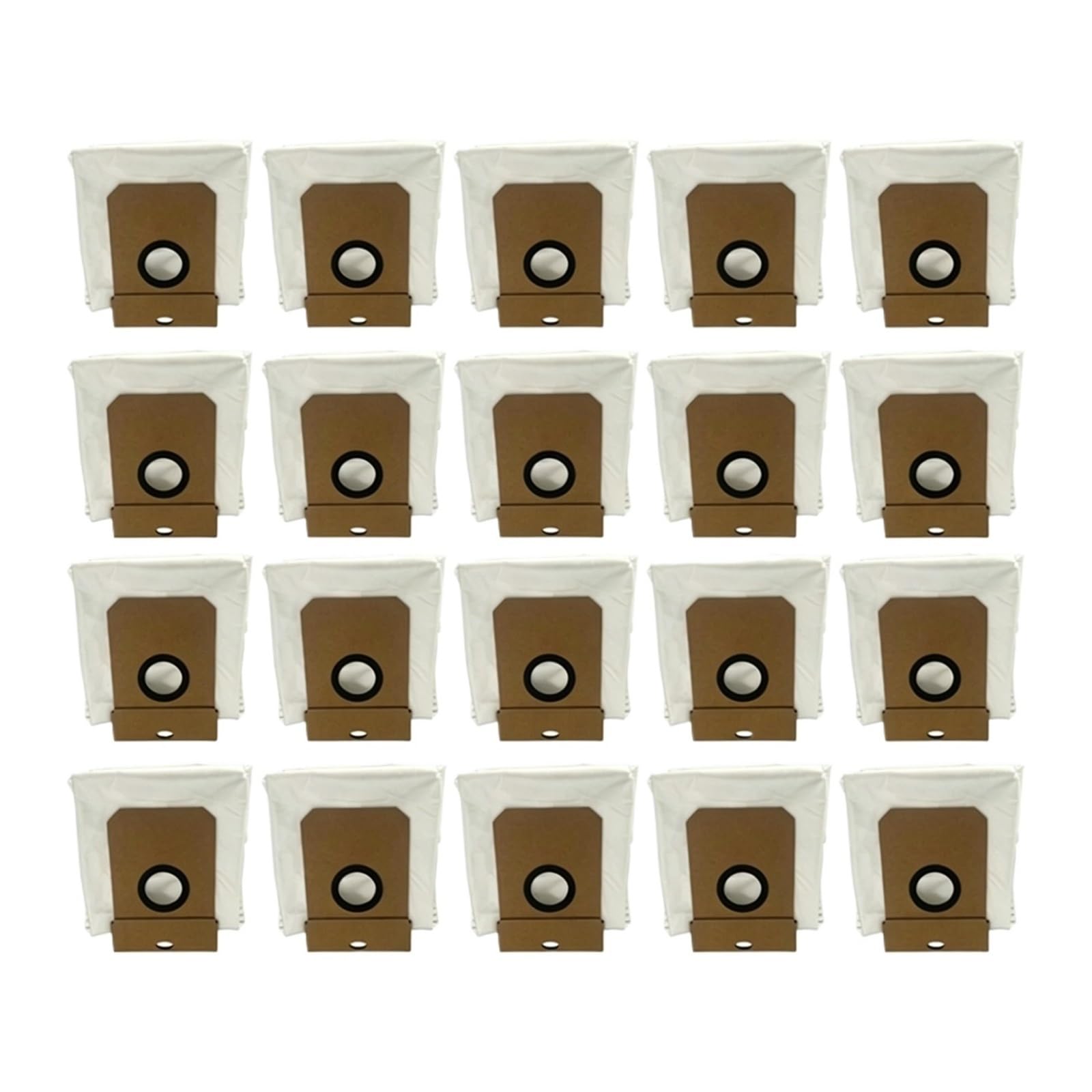 Bolsa De Recogida De Polvo De Aspiradora,Compatible Con ABYS | Compatible Con Alpha 3 Pro 11 20 Piezas De Repuesto De Bolsa De Polvo No Tejido Aspiradora Robot