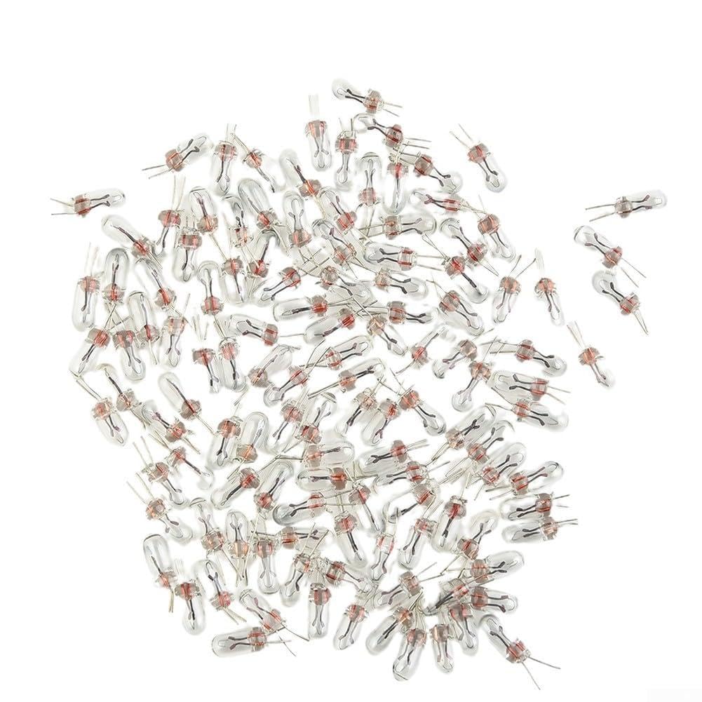 Mini bombillas de 3 mm, 120 unidades, luz blanca cálida de 12 V para proyectos de manualidades y acentos