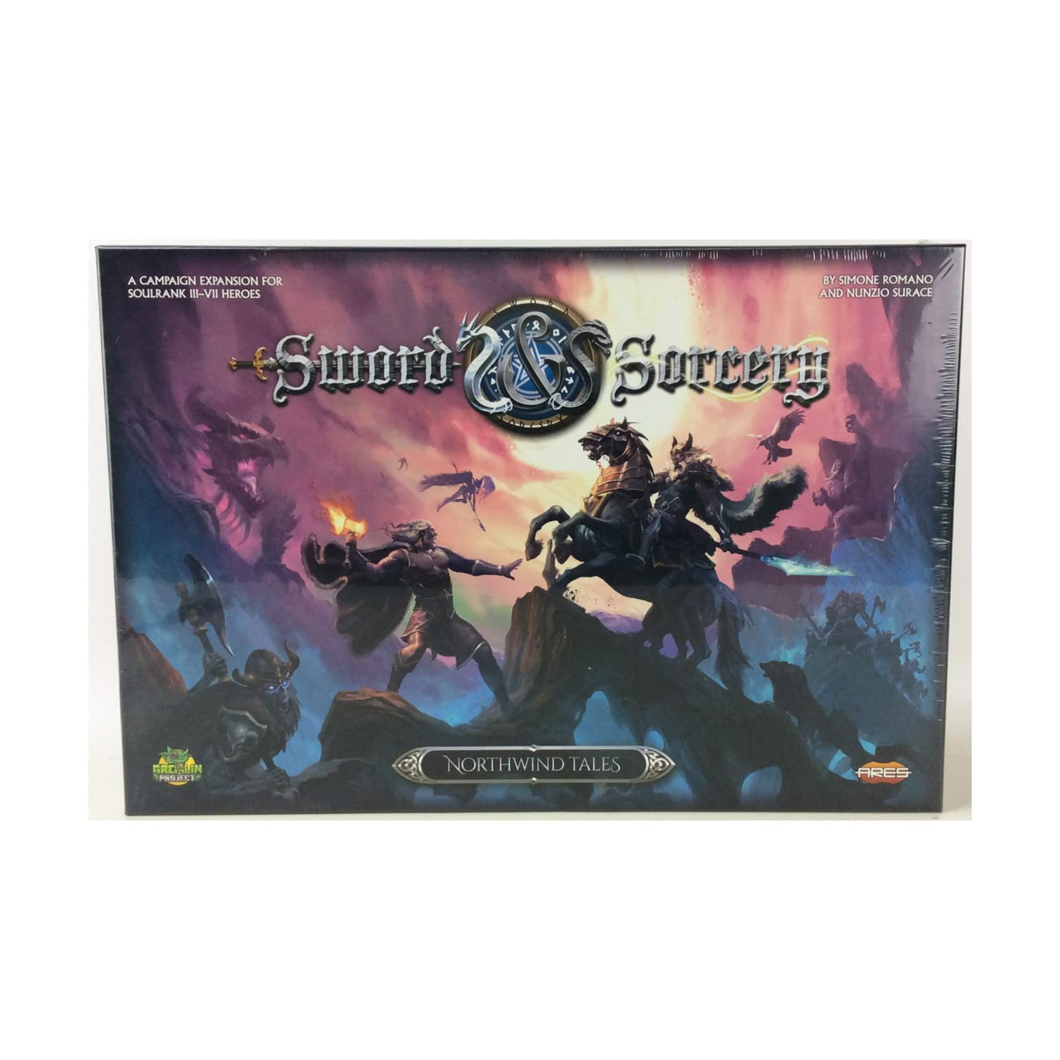 Ares Games | Sword & Sorcery: Northwind Tales | Board Game Expansion | Ages 13+ | 1-5 Players | 60+ Minutes Playing Time