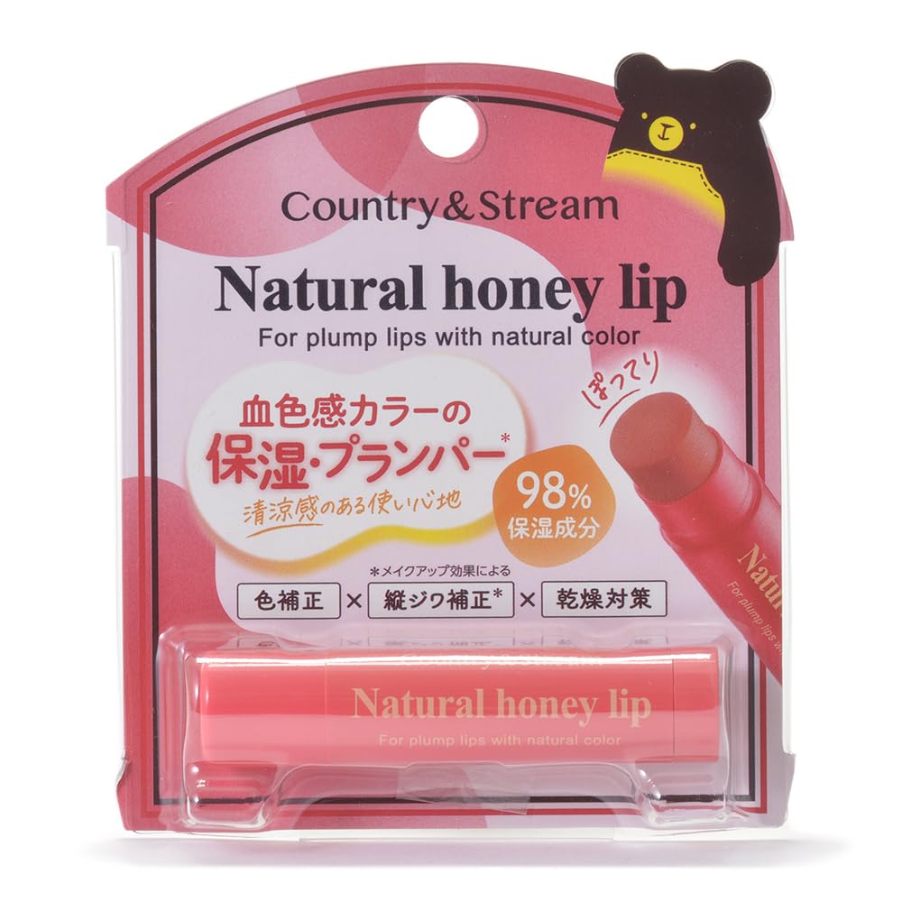 カントリー&ストリーム リップクリームCP01 4.5g 血色感とぽってり感＊をプラス！保湿リップクリーム ＊メイクアップ効果による