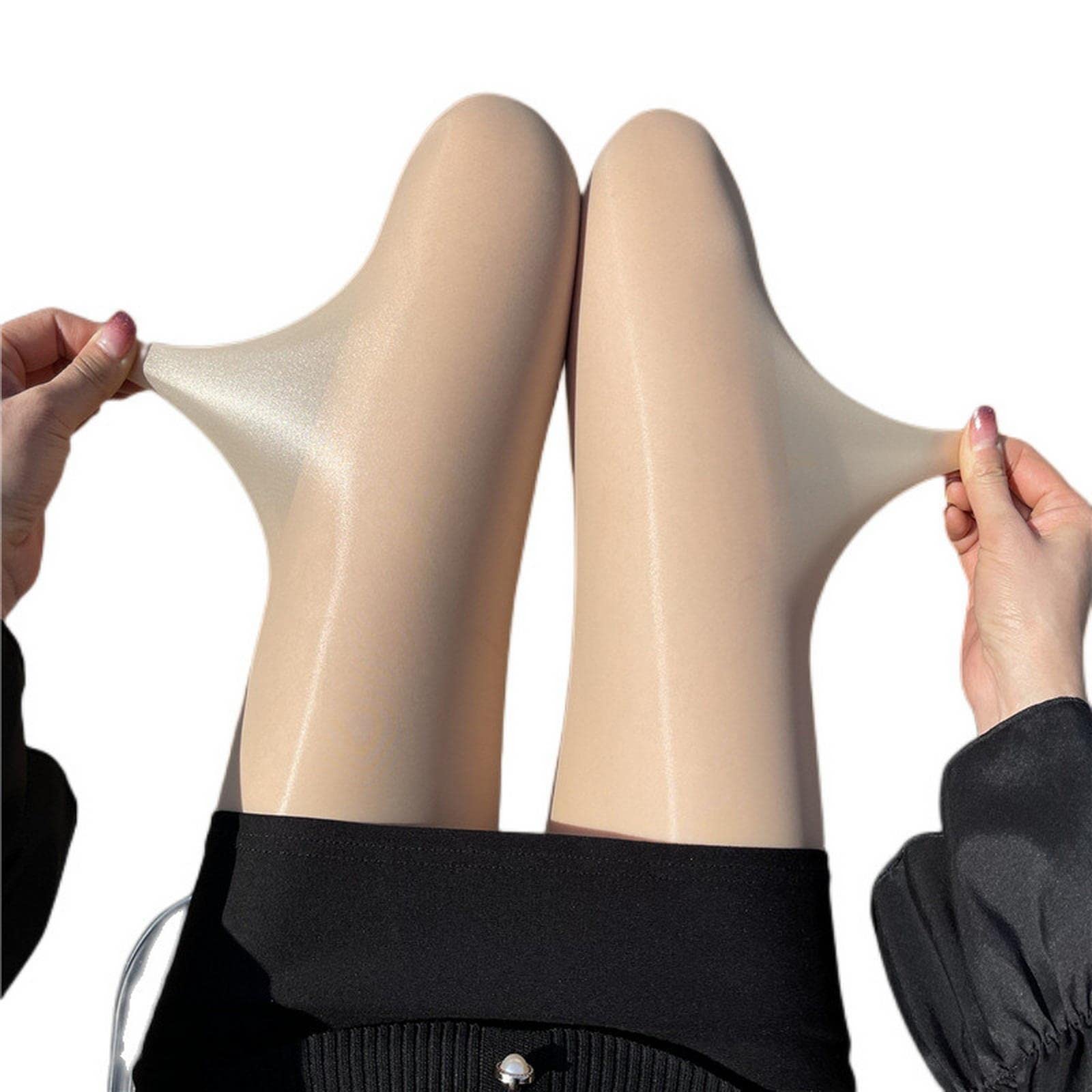 Calze Autoreggenti 3PZ Super Facile Indossare Calze Strette Popolare Leg Artifact Seta Elastico Lucido Liscio Anti Gancio