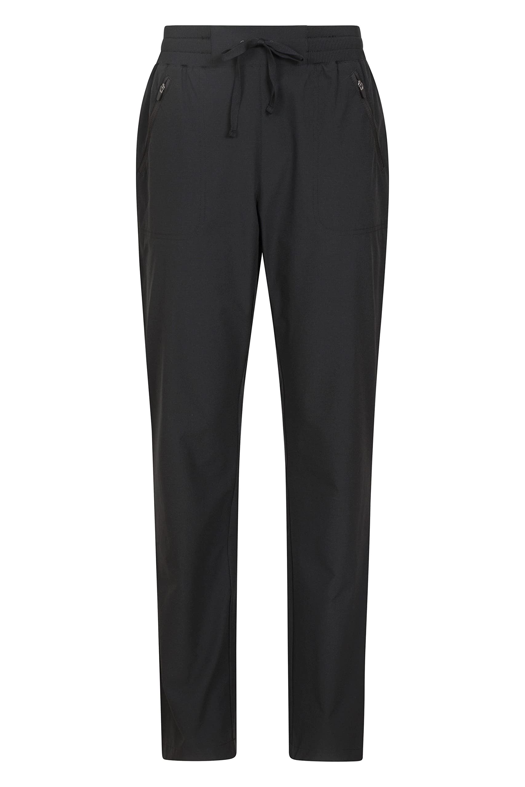 Mountain Warehouse Women's Black 'Explorer' Quick Drying Everyday Comfy Short Trousers In | Size: 16
