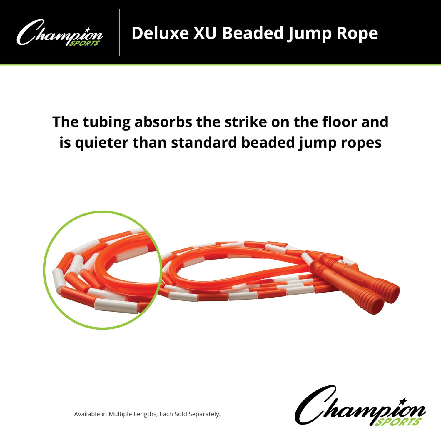 Champion Sports Deluxe XU Perlen-Springseil – in mehreren Längen