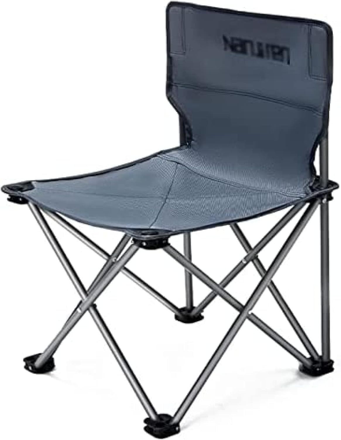 Chaise pliante portable ergonomique de camping et pêche 52x27x33cm avec sac
