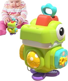 Juguete de clasificación de color, juguete para niños de dinosaurio | Toy de reloj colorido,Juegos de viaje infantiles , actividades portátiles de viaje por carretera para uso al aire libre, uso diari
