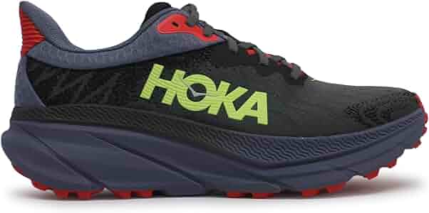Amazon | HOKA メンズ Challenger 7 スニーカー, オブシディアン