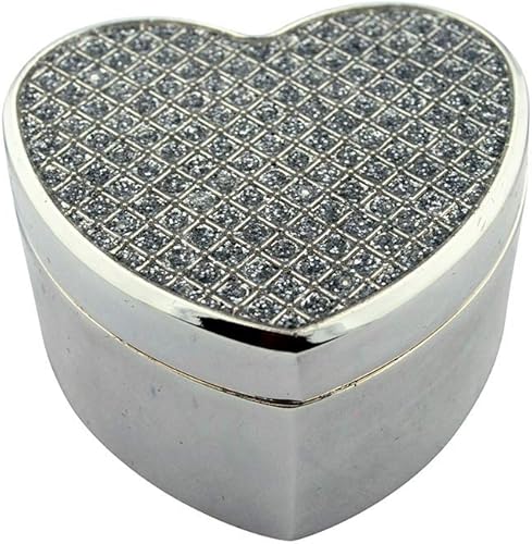 Miniatura 4 de Arras De Boda Set de regalo | Viene con monedas | 9 estilos | Cajas de metal para boda ceremonia de matrimonio español (forma de corazón con tablero