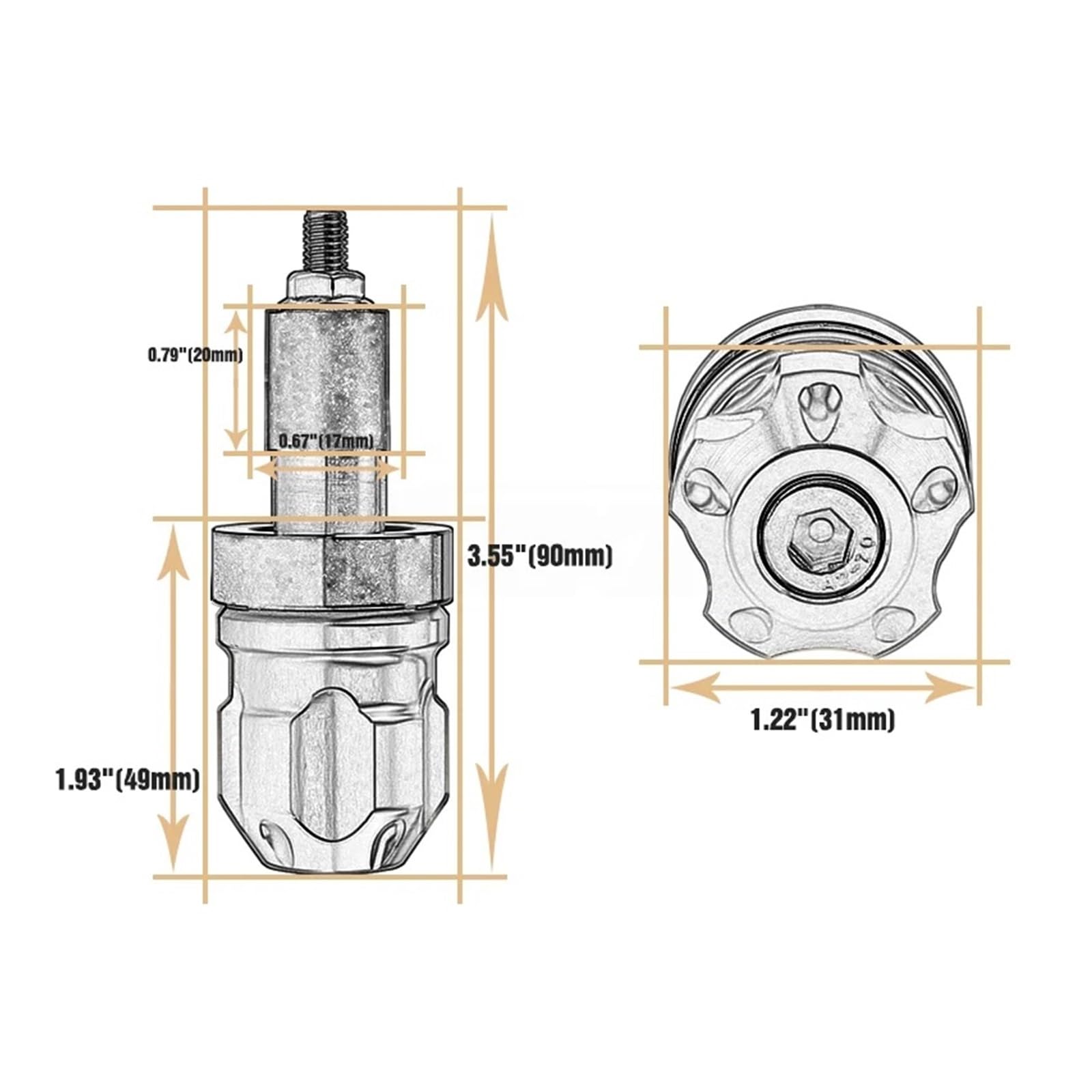 Per SYM JOYRIDE S 125 S 200 Contrappesi Manubrio Per Moto Slider Manubrio Per Moto Tappi Manubrio Per Moto Plusg Longs Terminali Manubrio