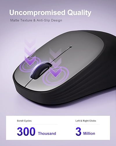 Miniatura 4 de Ratón inalámbrico Bluetooth, seguimiento óptico de 1600 DPI, 3 DPI ajustables, diseño compacto y portátil para manos pequeñas, PC, Mac, batería de