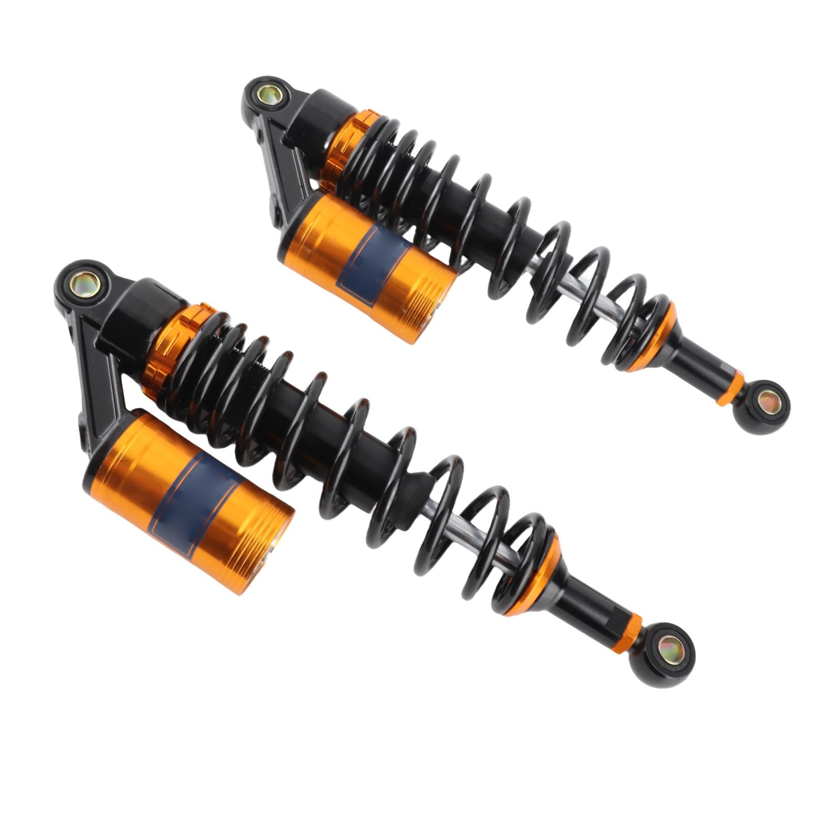 Amortyzatory Tylne 340 Mm do Roweru - Wytrzymały Amortyzator z technologią Shock, Konstrukcja ze Stopu Aluminium, Jazda Po Nierównym Terenie, łatwe w Montażu Akcesoria Motocyklowe